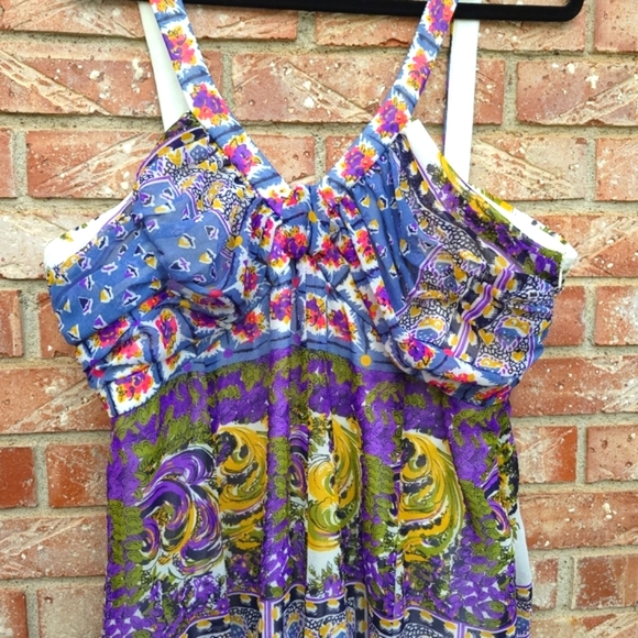 Nine & Co., colorful bohemian dress Size 16 - Picture 8 of 8